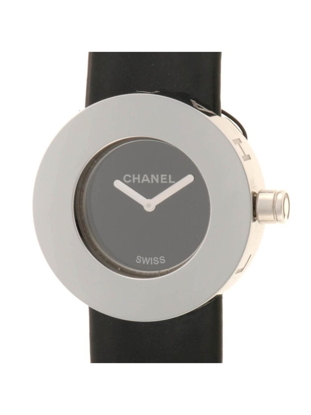 Chanel la Ronde Watch Stainless Steel Black Quartz